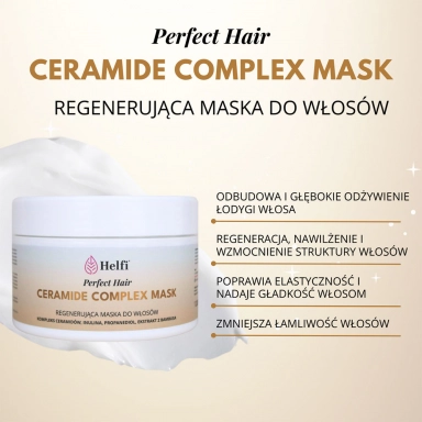 Regenerująca maska do włosów Ceramide Complex Mask | Helfi