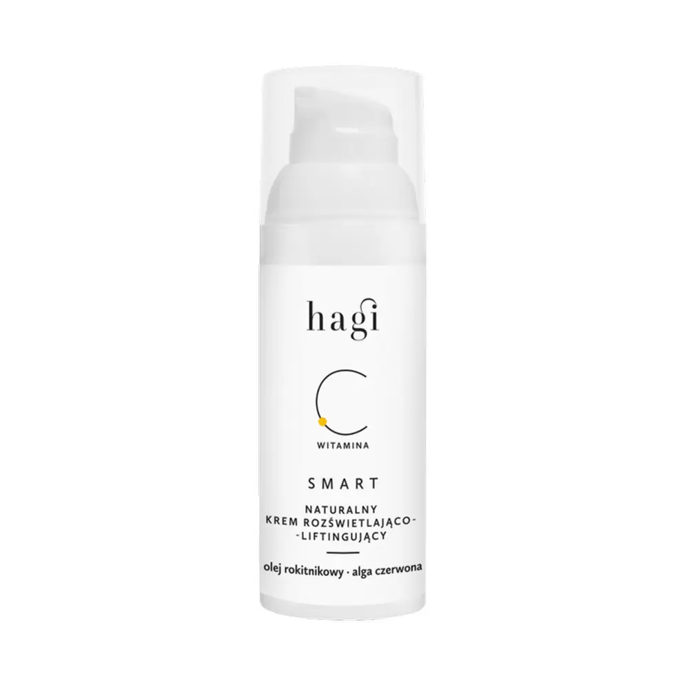 Rozświetlający krem do twarzy z perłowym pigmentem SMART C | Hagi Cosmetics
