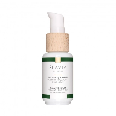 Wyciszające serum do skóry trądzikowej z adenozyną | Slavia Cosmetics