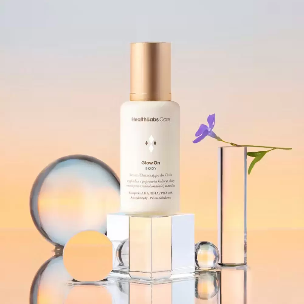 Płynne serum złuszczające do ciała Glow On | Health Labs Care