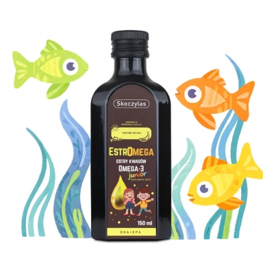 Suplement diety - ESTROMEGA rybie kwasy omega 3 junior | Marek Skoczylas