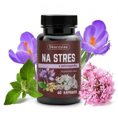 Suplement diety - NA STRES ashwagandha, szafran, kozłek lekarski | Marek Skoczylas