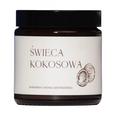 Świeca rzepakowa - Kokosowa | Mglife