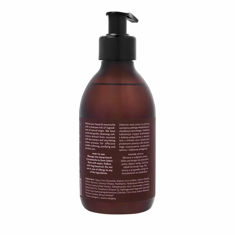 Szampon do brody i wąsów – Whisky Barber | Hagi Cosmetics