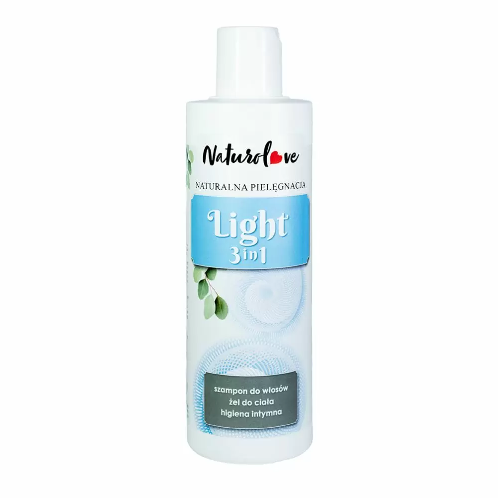 Szampon - Żel do ciała - Higiena Intymna - Seria Light 3w1 | Naturolove