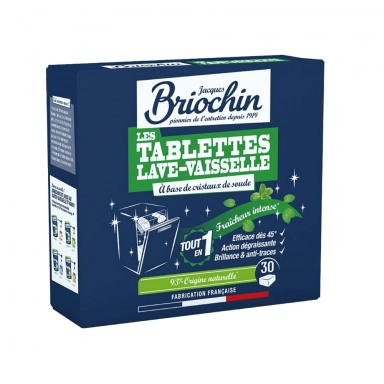 Tabletki do zmywarki silnie odtłuszczający - Świeży zapach | Briochin