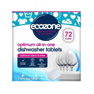 Tabletki do zmywarki wielofunkcyjne Optimum All-in-One | Ecozone