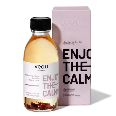 Olejek do ciała z płatkami róży ENJOY THE CALMNESS | Veoli Botanica