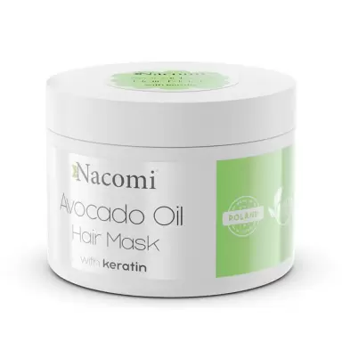 Wzmacniająca maska do włosów z avocado i keratyną | Nacomi