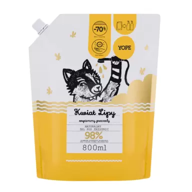 Naturalny żel pod prysznic Kwiat Lipy refill | Yope