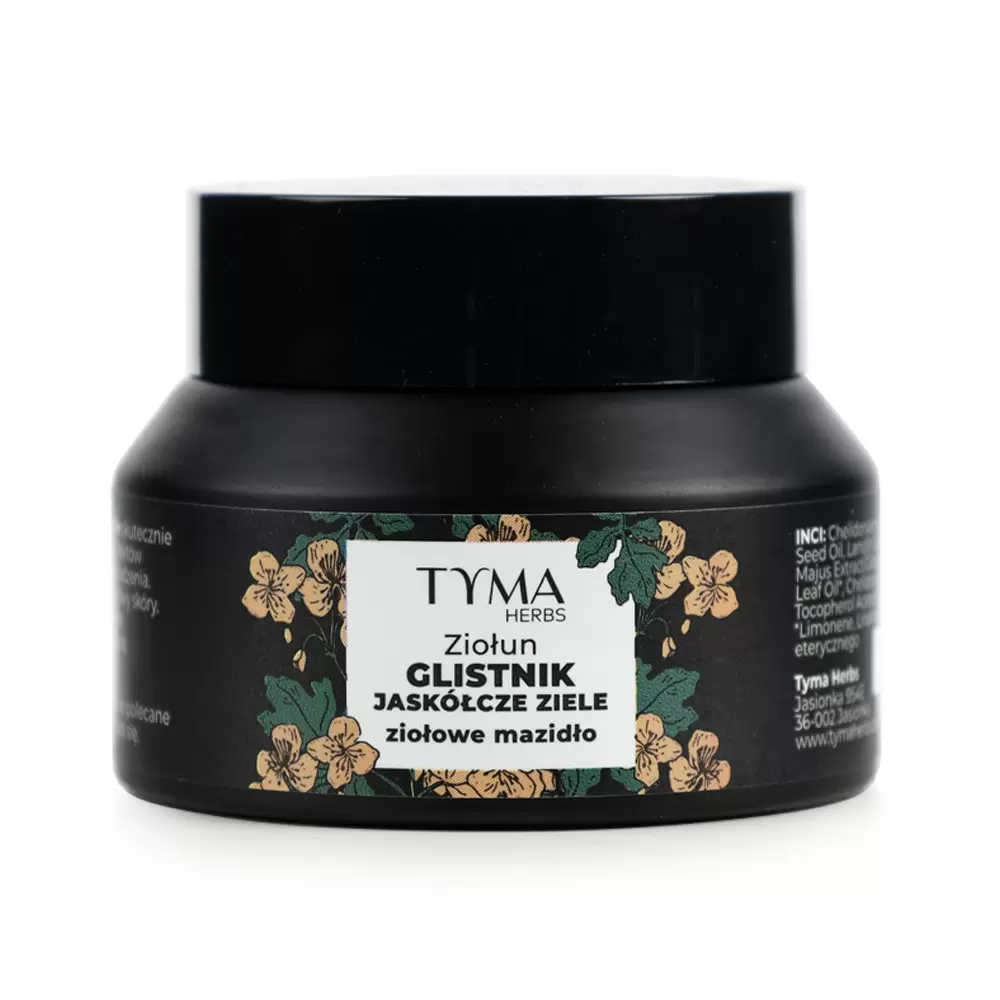 Ziołun ziołowe mazidło z Glistnika Jaskółcze Ziele | Tyma Herbs