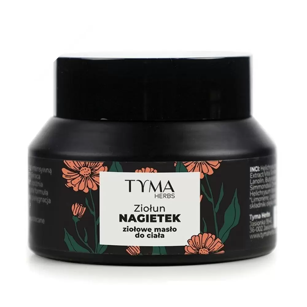 Ziołun ziołowe masło  do ciała z Nagietka | Tyma Herbs