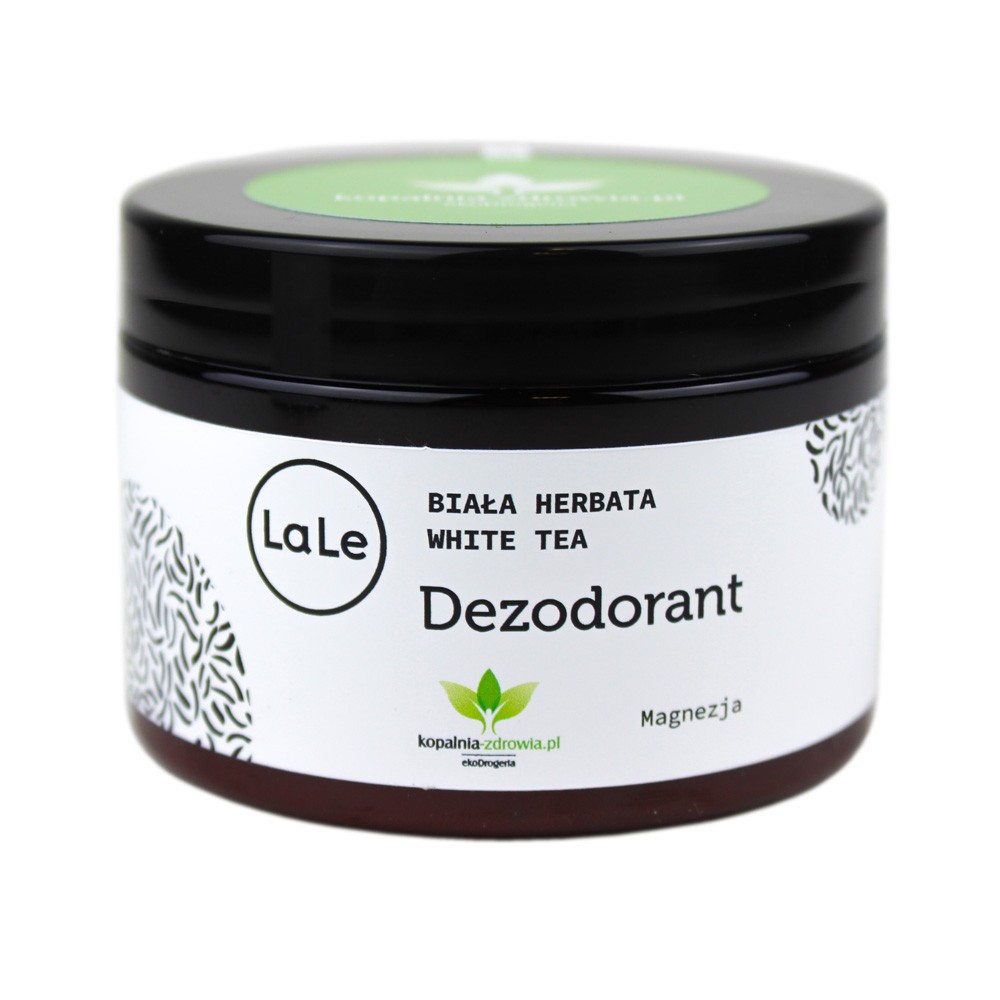 Dezodorant w kremie z węglanem magnezu BIAŁA HERBATA (plastik) | La-Le