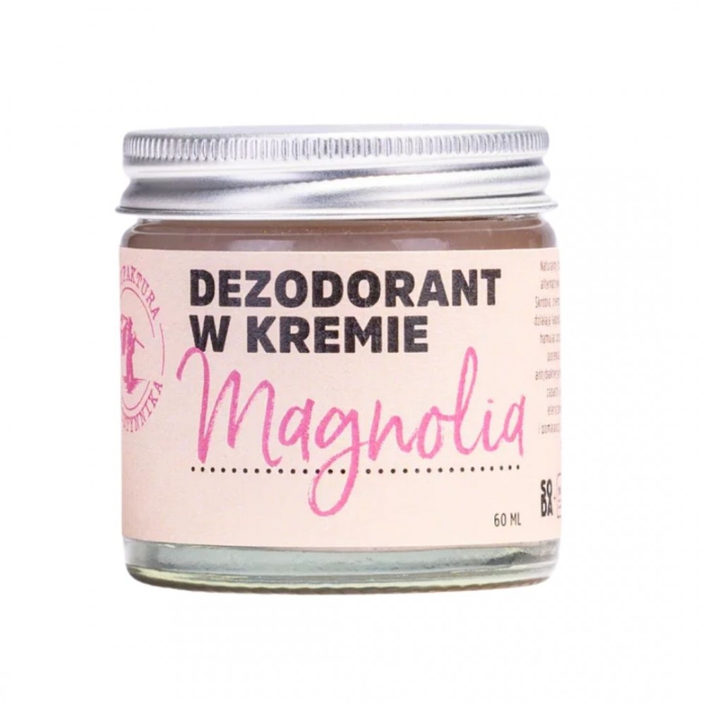 Dezodorant w kremie Magnolia | Manufaktura Bursztynnika
