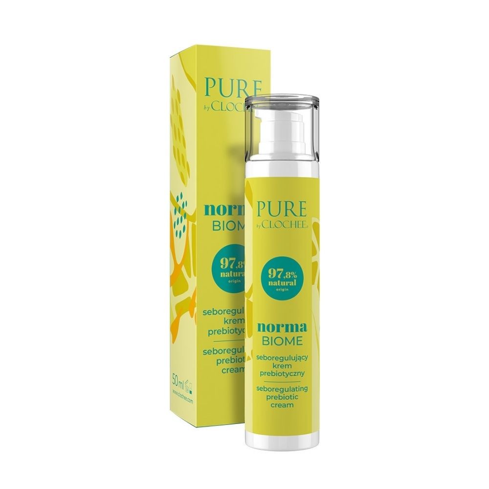 Krem prebiotyczny seboregulujący NORMABIOME | PURE by Clochee