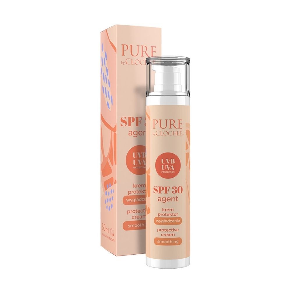 Krem protektor - wygładzenie SPF30 AGENT | PURE by Clochee