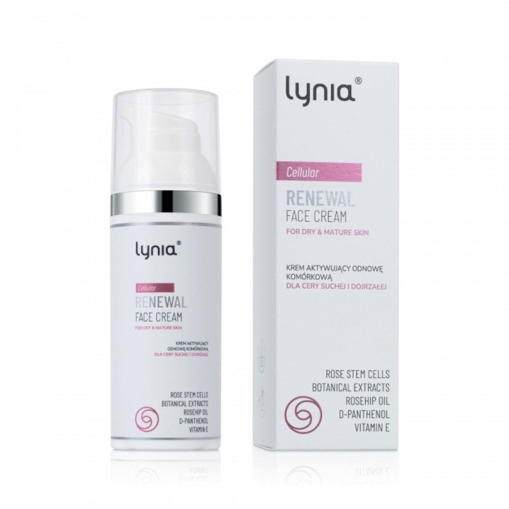 Krem do twarzy aktywujący odnowę komórkową Renewal Face Cream | Lynia