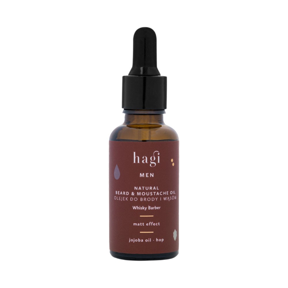 Olejek do brody i wąsów – Whisky Barber | Hagi Cosmetics