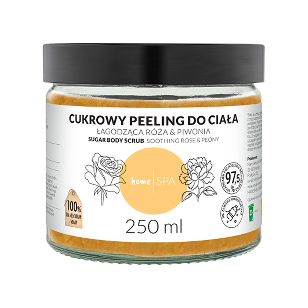 Peeling łagodzący do ciała Róża i Piwonia | Manufaktura Nova Kosmetyki