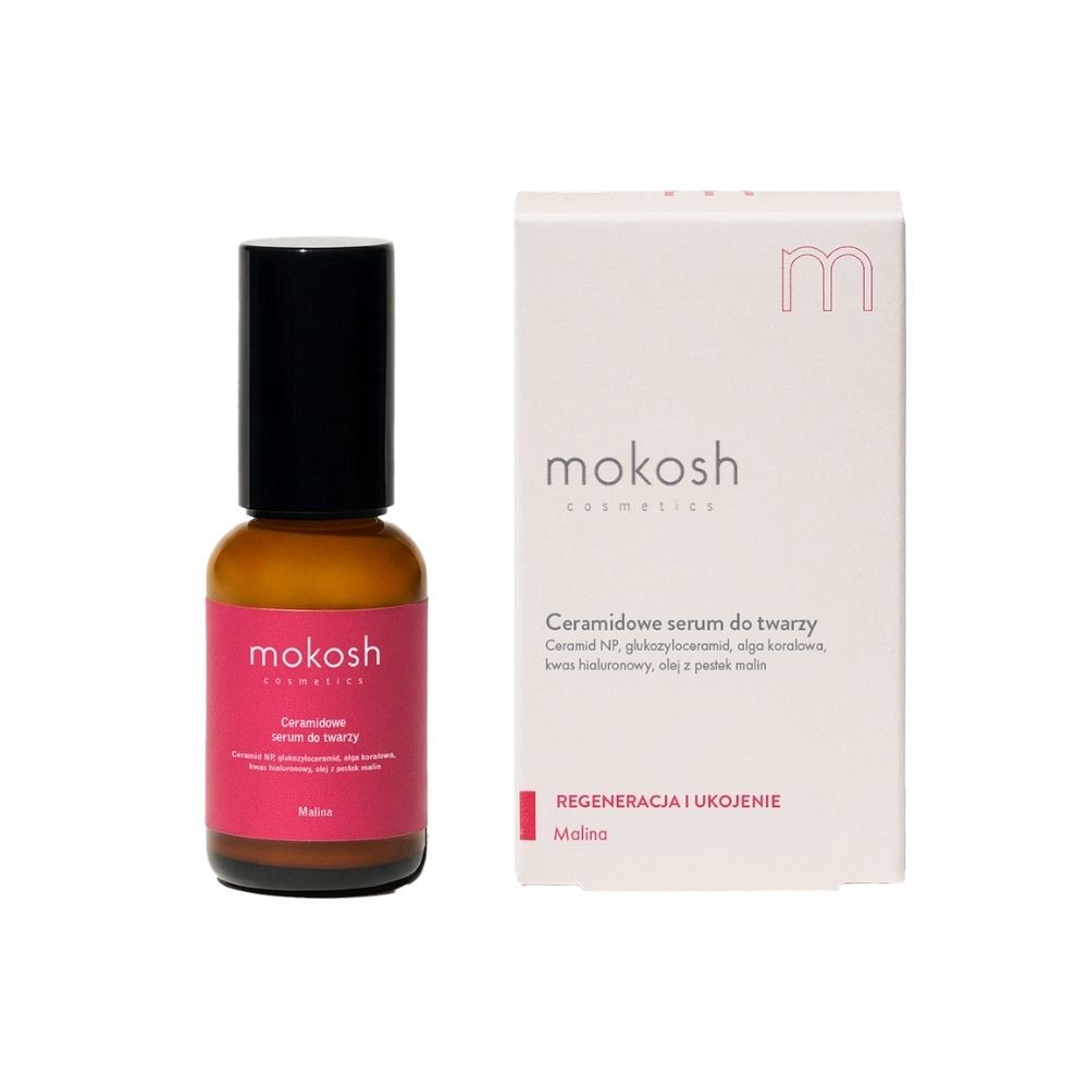Serum do twarzy ceramidowe Malina | Mokosh