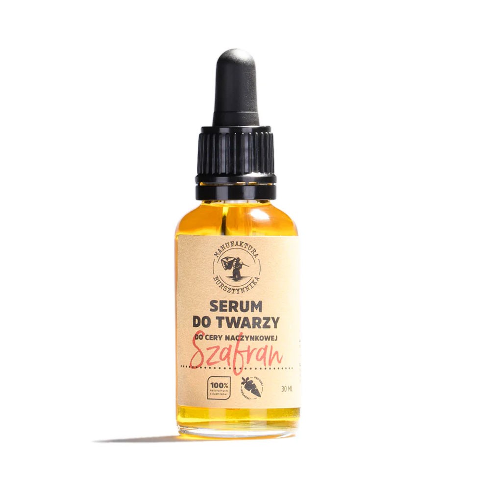 Serum do twarzy Szafran | Manufaktura Bursztynnika