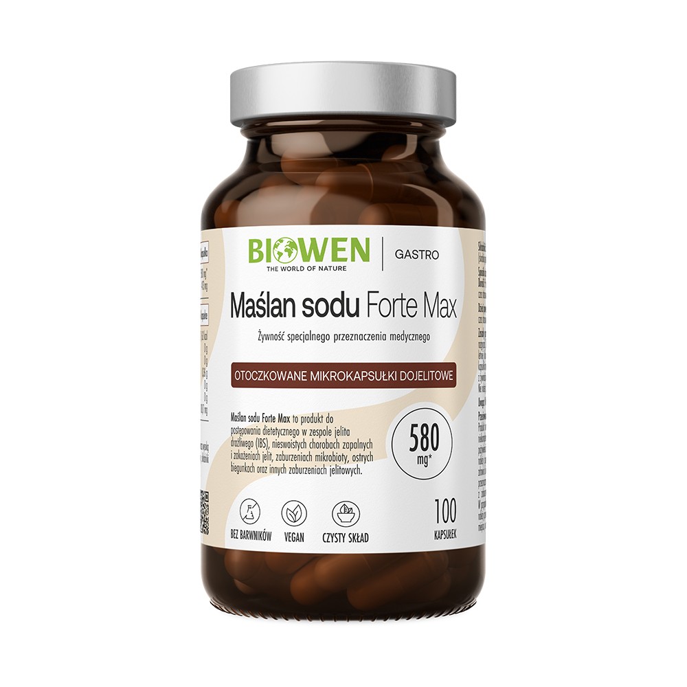 Suplement diety - Maślan Sodu Forte Max | Biowen