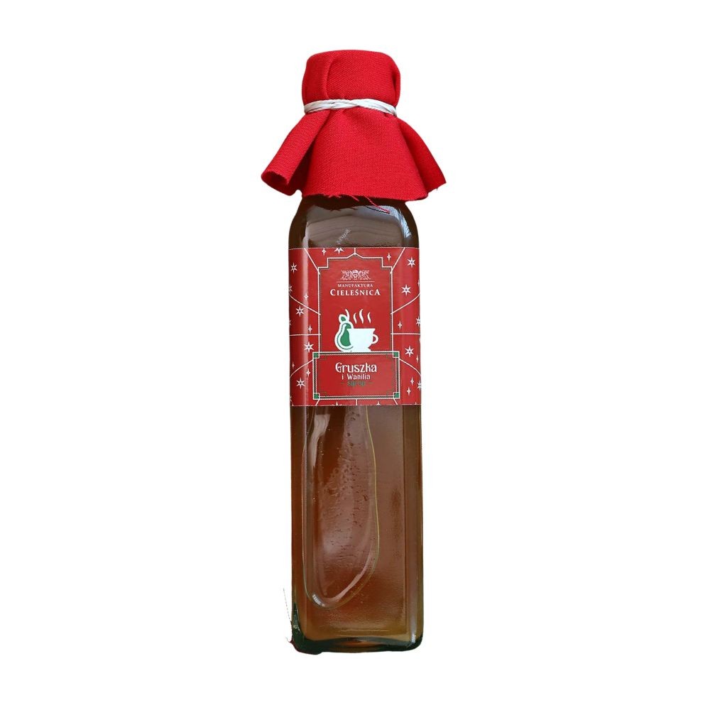 Syrop gruszka z wanilią Świąteczny | Manufaktura Cieleśnica