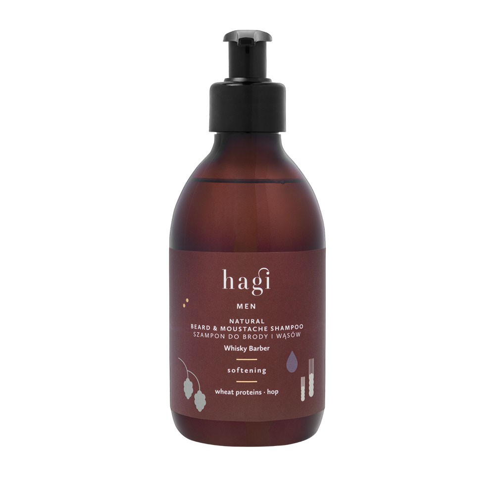 Szampon do brody i wąsów – Whisky Barber | Hagi Cosmetics