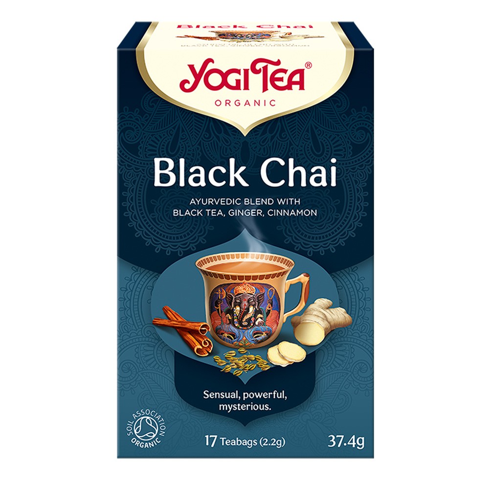 Herbata ajurwedyjska Czarny Czaj BLACK CHAI | Yogi Tea