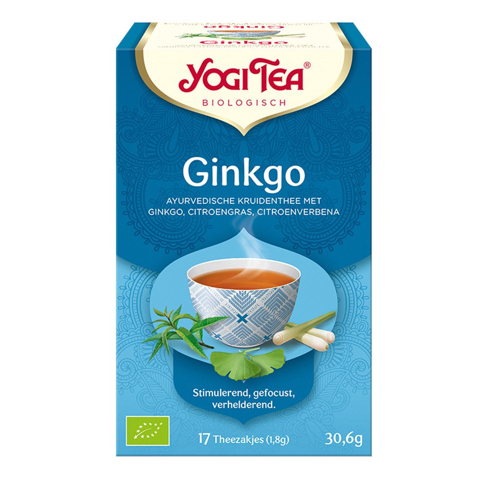 Herbata ajurwedyjska Miłorząb Japoński GINKGO | Yogi Tea